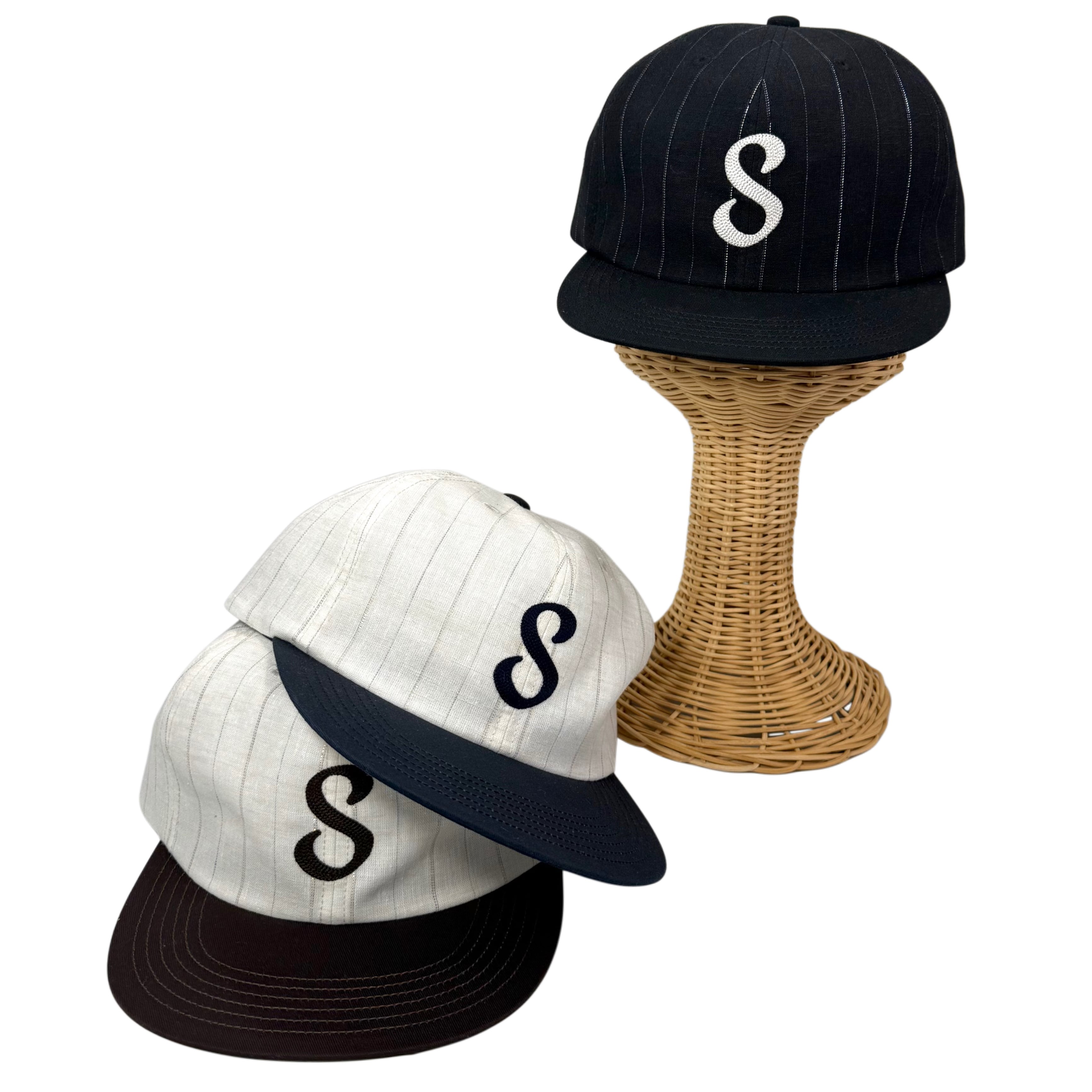 Schott - LINEN MIX STRIPE CAP 麻素材 日本製 | HATLABO