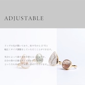 【MARKET】SINGLE STONE RING 3936
