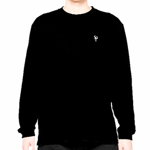 【メンズ】Surfboard & Girl Long Tee/Black（サーフボード＆ガール ロンT ブラック）