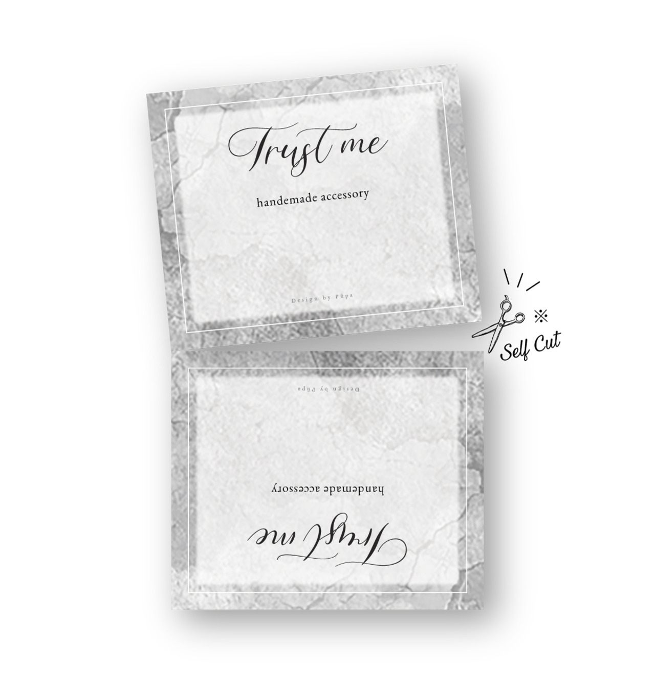 ストーン系デザイン ｜ アクセサリー台紙 ｜ cd_00240_N