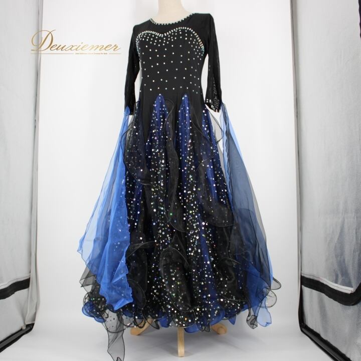 社交ダンス 衣装 スタンダード ドレス ワンピース パーティ衣装 オール