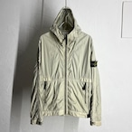 14SS STONE ISLAND Garment Dyed Hooded Jacket "MEMBRANA TC"
