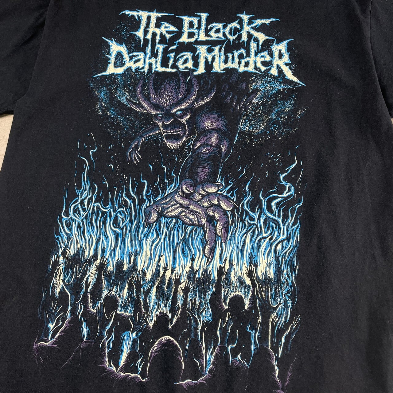THE BLACK DAHLIA MURDER デスメタル バンドTシャツ メンズL 古着 両面 