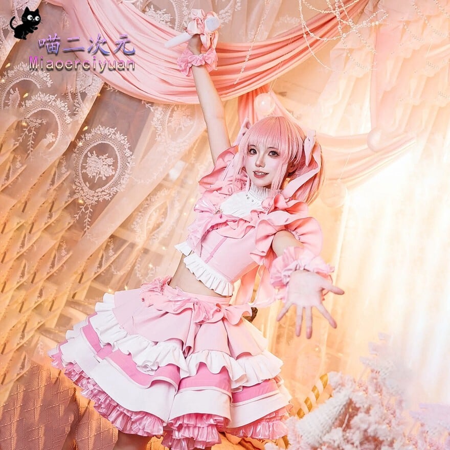 ロリータファッション 甘ロリピンクフリルセットアップ | ロリィタ