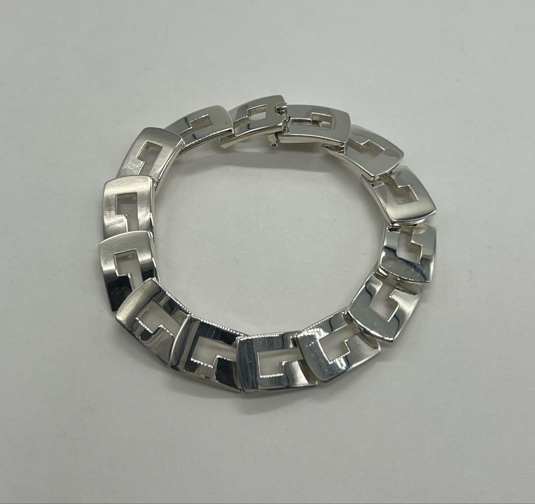 グッチ GUCCI Gロゴ リンク チェーン ブレスレット SV925 希少