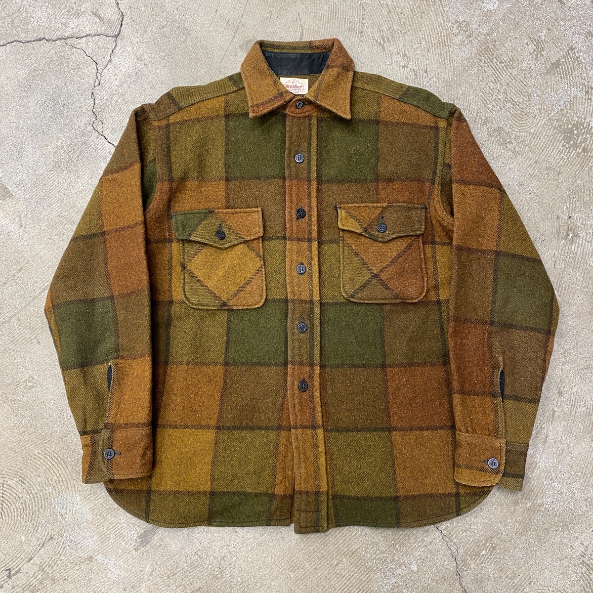 Brother Wool Rover 1950s FIVE BROTHER WOOL CPO SHIRT マチ付 | safarionline