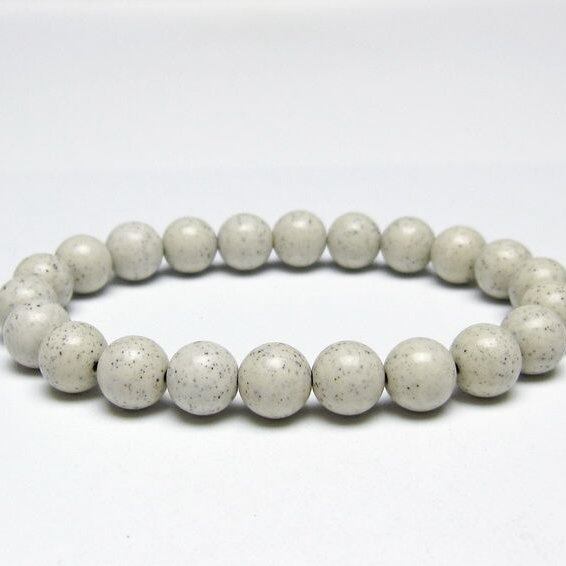 北投石 ブレスレット 9mm 一点物 メール便可 111-50249