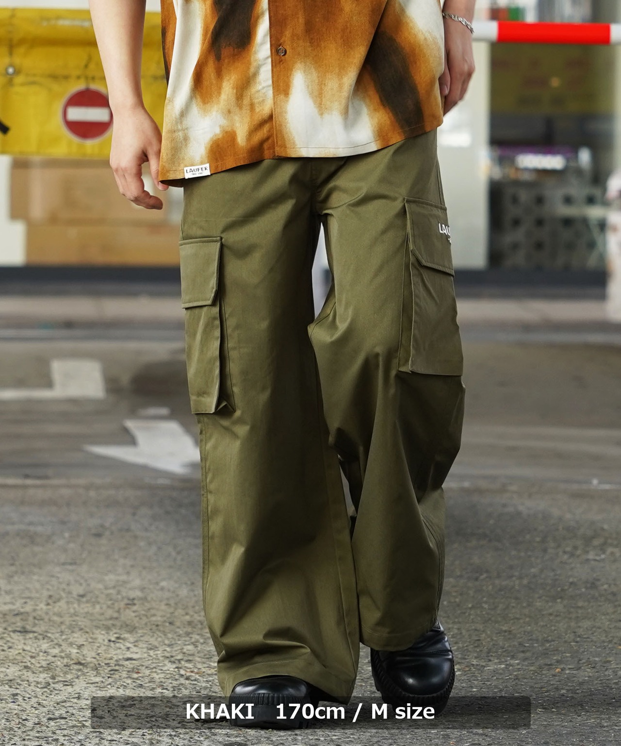 ＼SALE／◆フレアシルエットワイドカーゴパンツ◆lf-24202