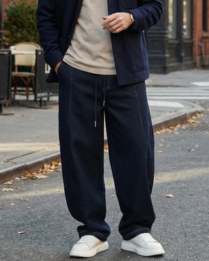 ドレープバランス イージーワイドパンツ　A0285