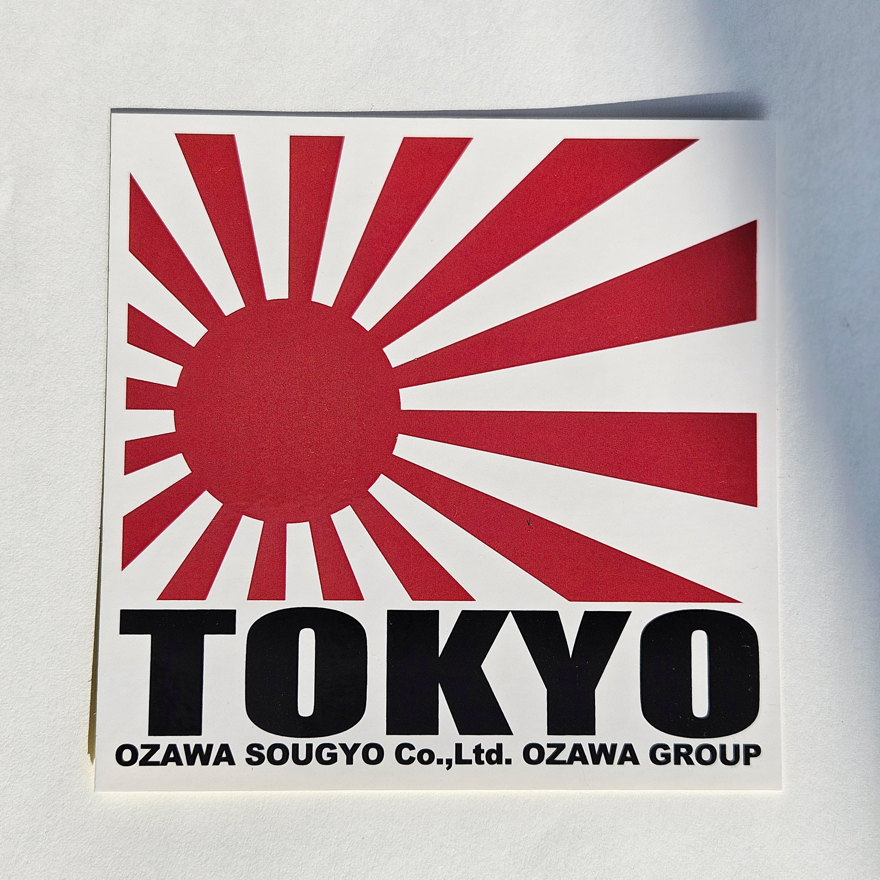 OZAWAグループ】TOKYO(OZAWA SOUGYO)ステッカー | PUMPMAN公式通販