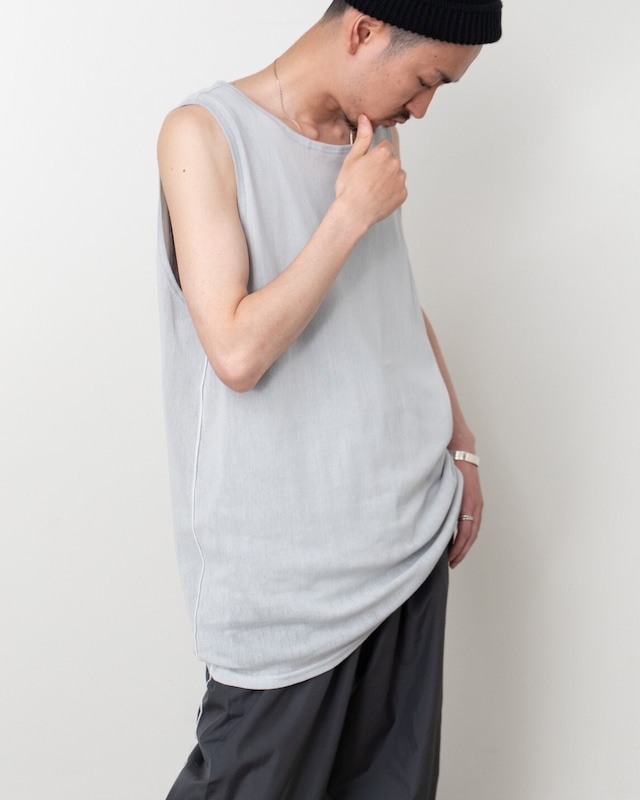 ANDER "DRY MESH TANK TOP" COLOR：ICE GREY