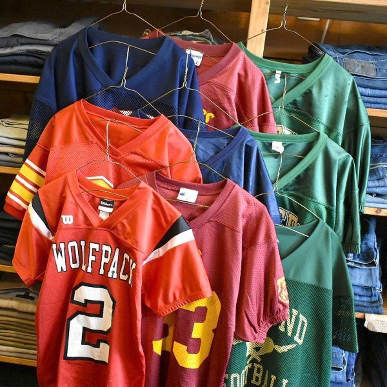 1点物◇ウィルソンWilsonビッグサイズ半袖フットボールTシャツ古着 