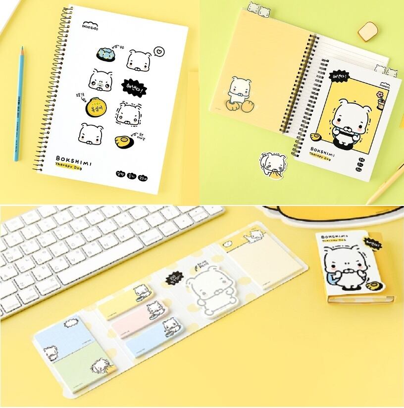 【KAKAO FRIENDS】ポクシミ BOKSHIMI ノート2冊+付箋メモset