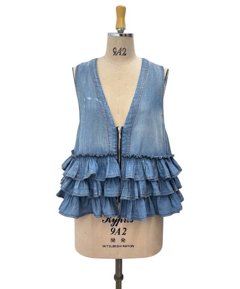 MARGAUX VINTAGE】BL-26017 - S ポケットフリルブラウス | select shop B5