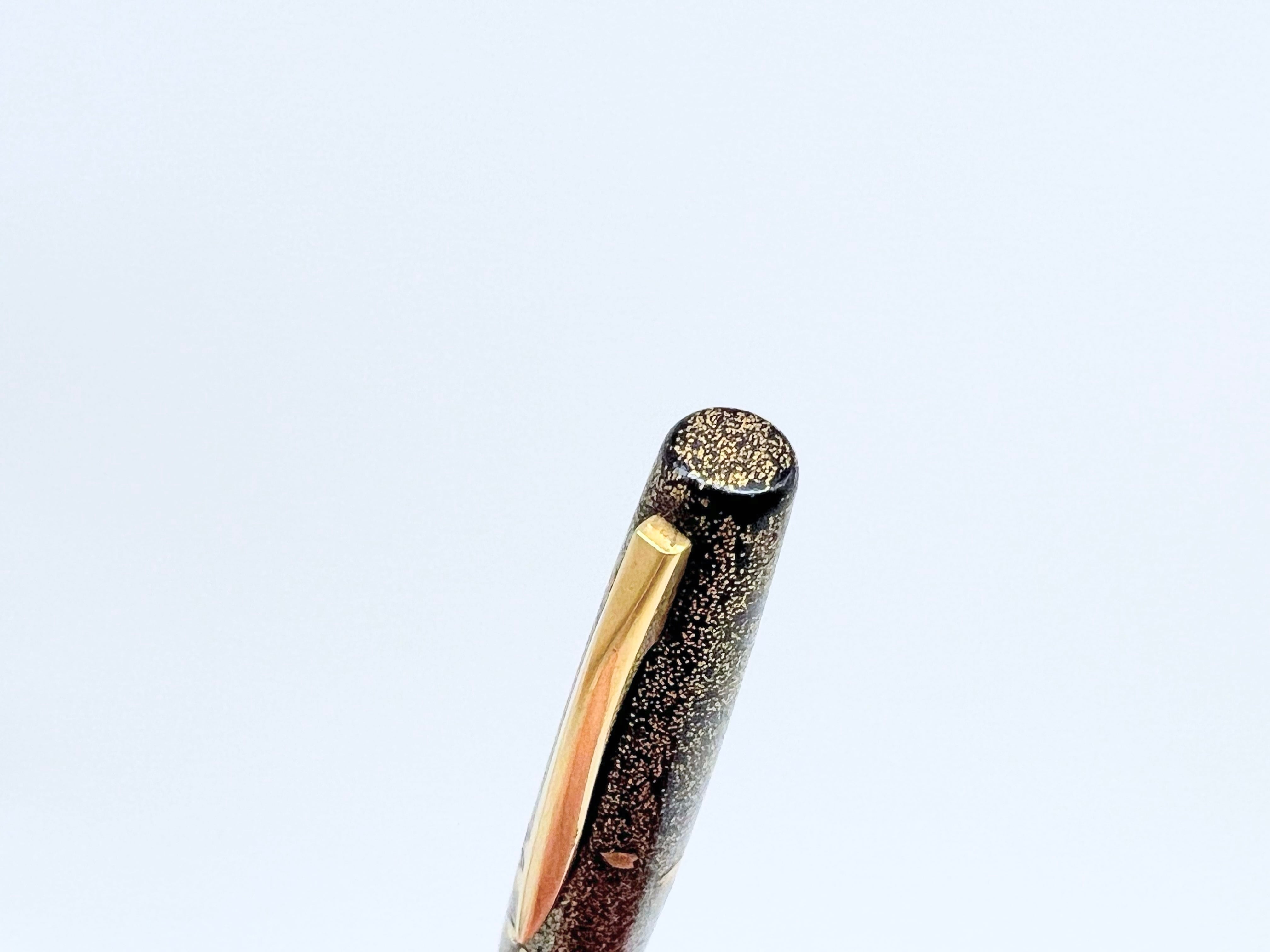 70s パイロット 蒔絵 桜吹雪 黒 旧 PILOT （細字） 18K 03015 | 川口