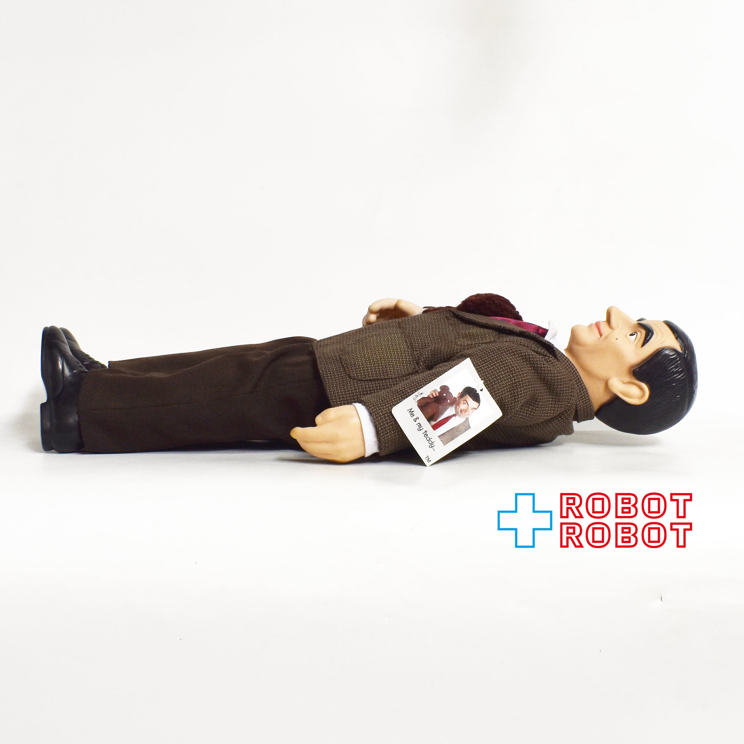 Mr,ビーンのぬいぐるみ人形 　ローワン・アトキンソン直筆サイン入り紙タグ付き Mr.ビーン ミスタービーン ローワン・アトキンソン ぬいぐるみ人形 55