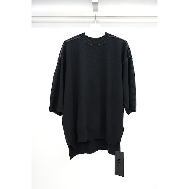 [The Viridi-anne] (ザヴィリディアン) VI-3732-07 14G MIX YARN S/S SWEATER