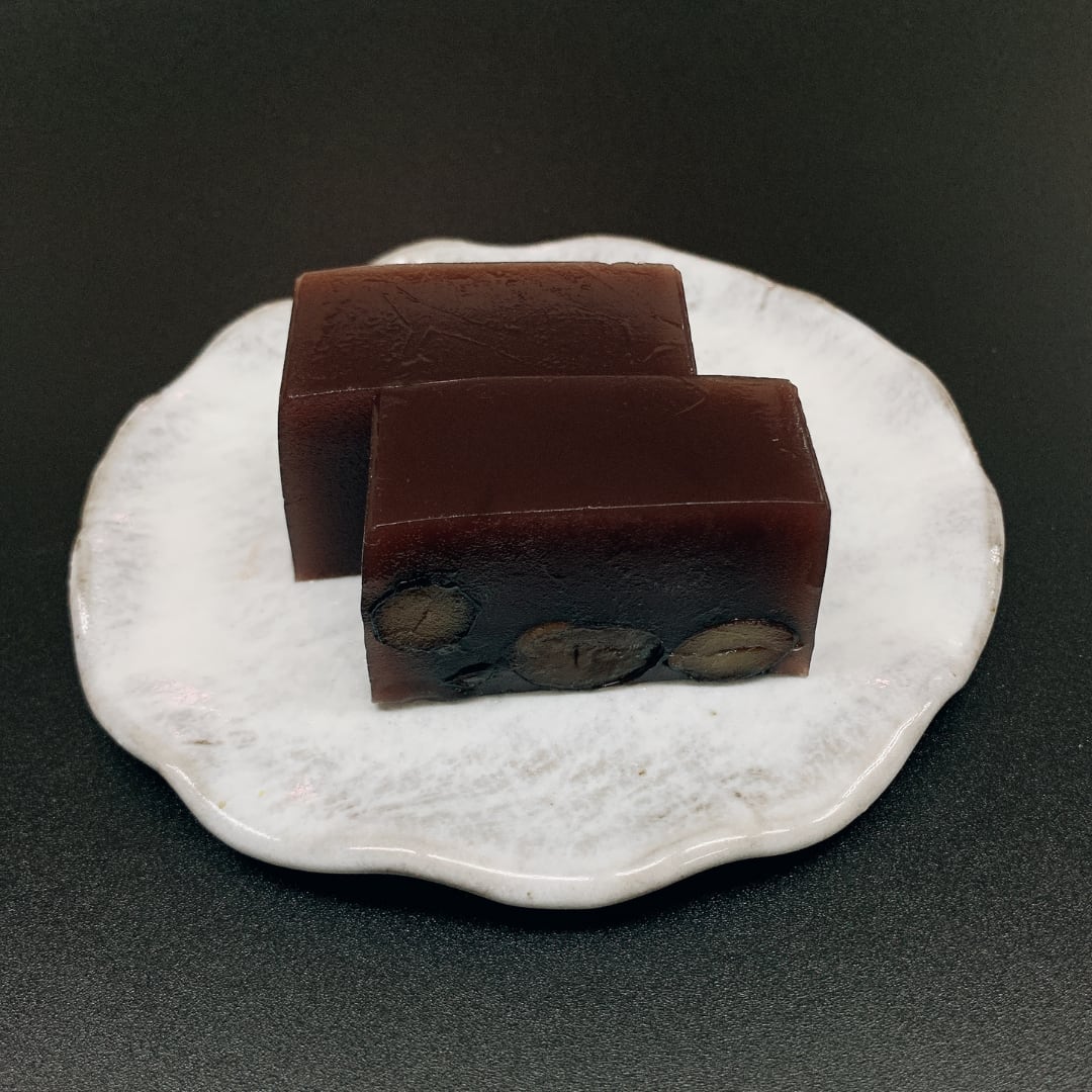 ケース付き 実物大 和乃心 撰彩菓 栗羊羹 食品サンプル コレクション