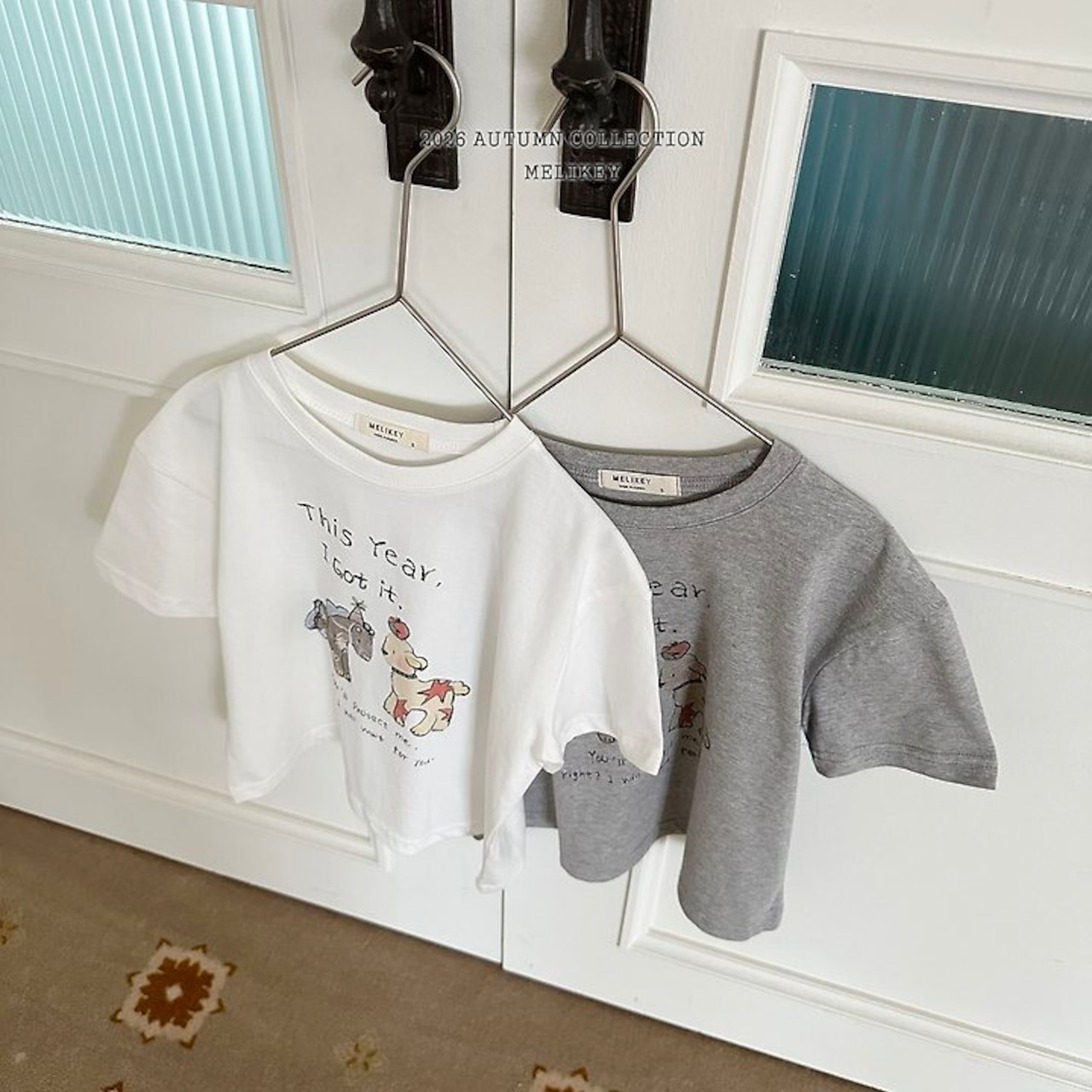 韓国子供服 / 26Autumn / 〖取寄〗Melikey /ポニー半袖Tシャツ/ 女子服 *XS~JM*