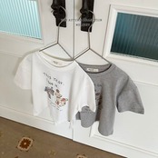 韓国子供服 / 26Autumn / 〖取寄〗Melikey /ポニー半袖Tシャツ/ 女子服 *XS~JM*