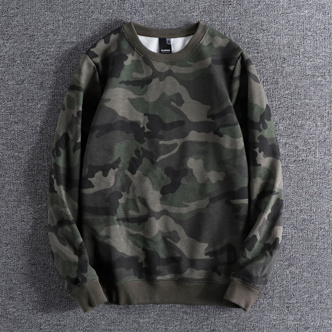 Fleece-Lined Camouflage Sweatshirt(GV514)