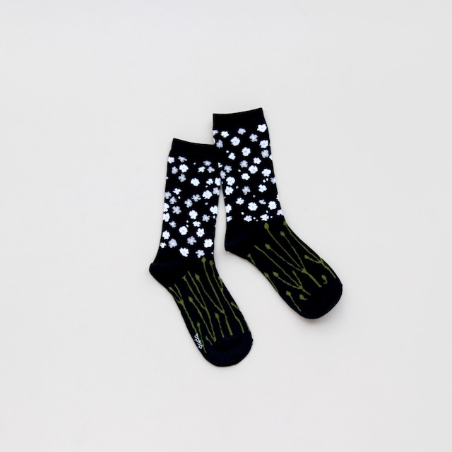 YURI HIMURO｜BLOOM socks / GYPSOPHILA