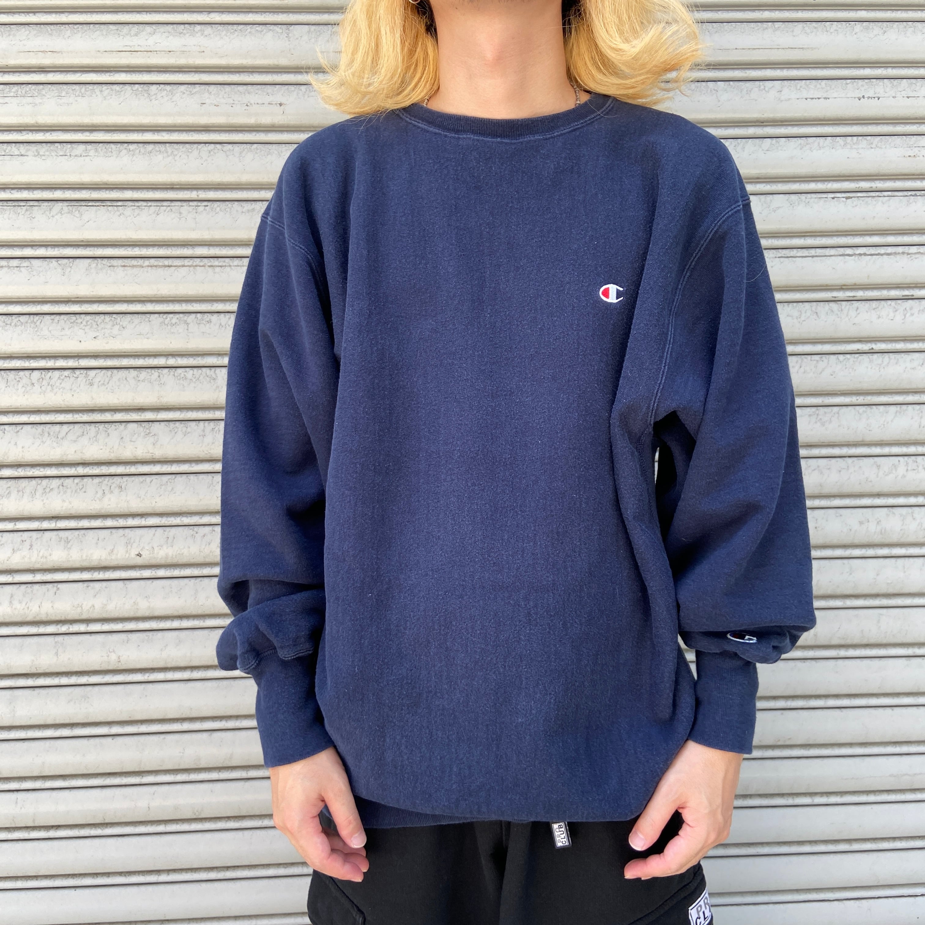 90s USA製 Champion リバースウィーブスウェット ネイビー XXL ...