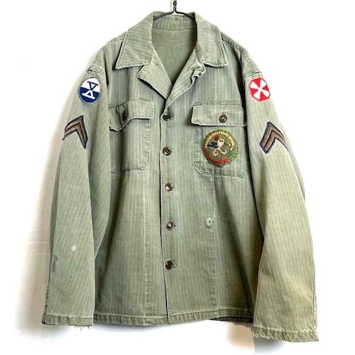 [USARMY] M-47 HBT Field Jacket [1940s-] Vintage Utility Shirt