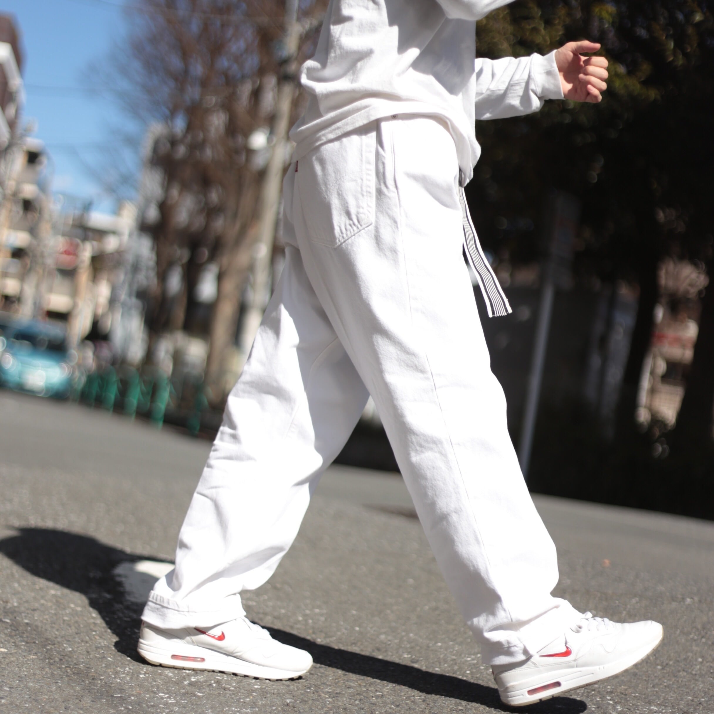 Levis 550 ホワイトカラー デニムパンツ Made In USA【FF-3356】 | cv