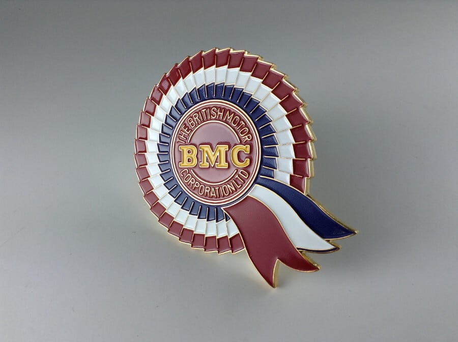 BMC グリルバッジ 英国車 DRIVERSCLUB Britishcar フロントバッジ