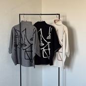 【受注予約:12月中旬入荷予定】アートデザインドルマンknit/エクリュ