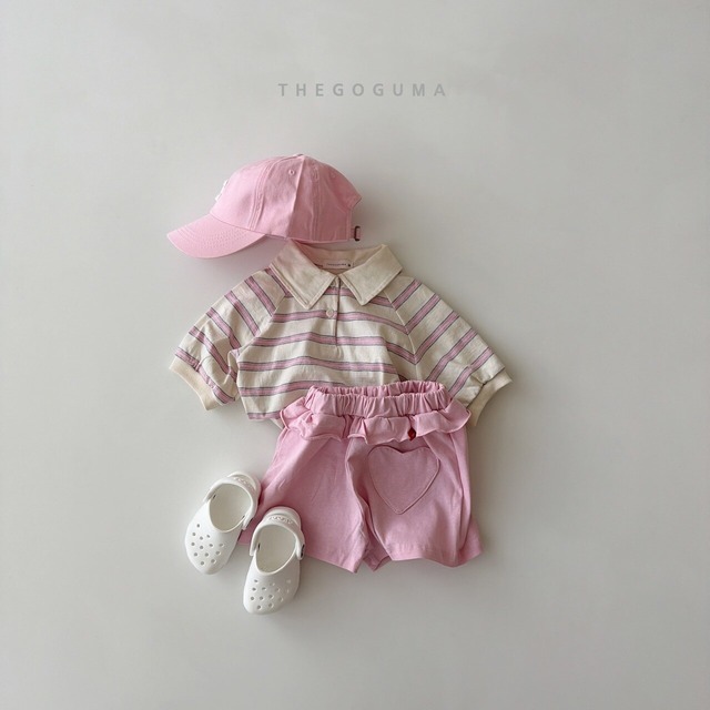 《予約》THE GOGUMA ¨ frill heart pants ¨ 26summer