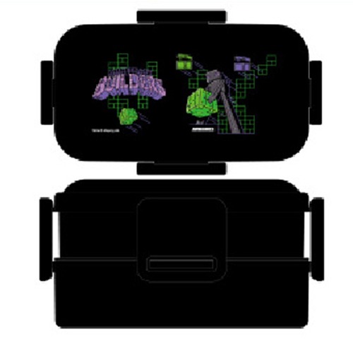 2段ふわっと弁当箱マイクラ（チーム）723360(6108942)