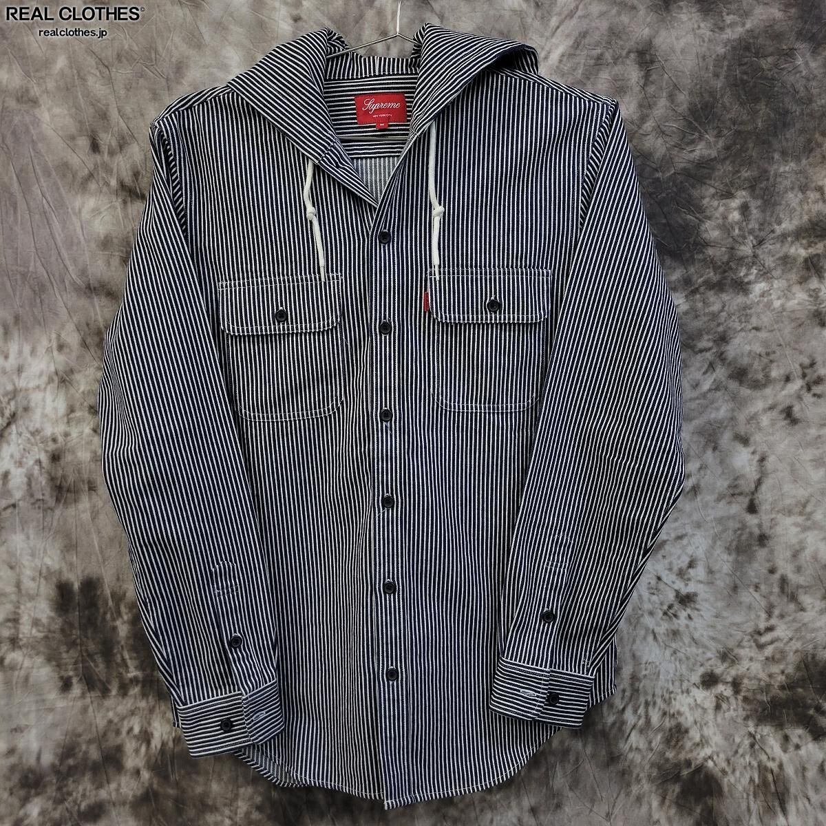 Supreme 19FW Denim Shirt デニムシャツ ブルーストライプ