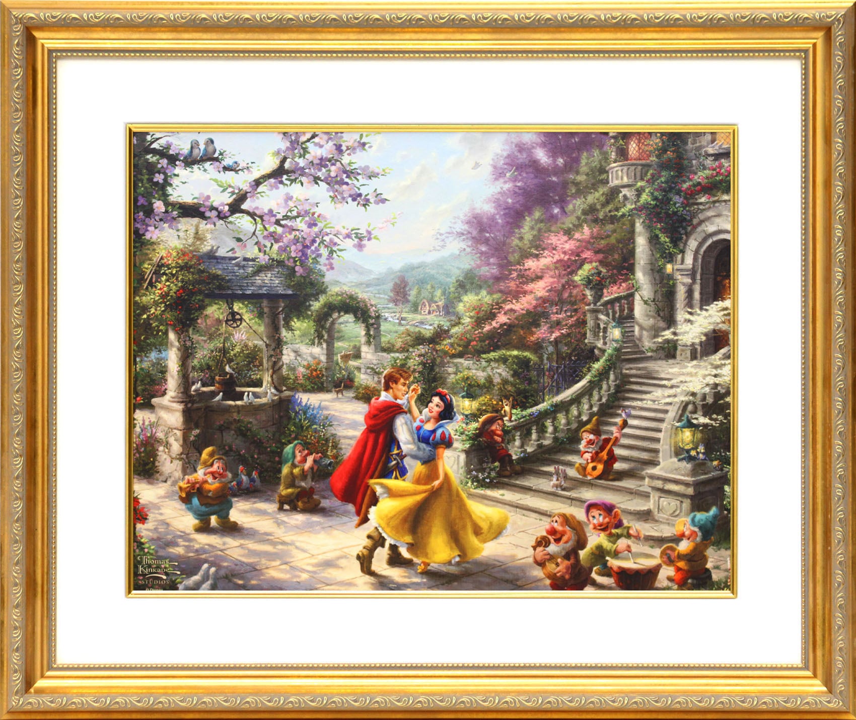 正規高島屋購入未使用Disney 白雪姫 アートワーク フレーム付き277mm