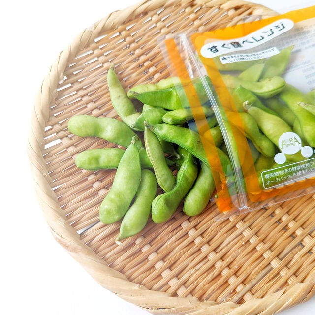 【オリジナル商品!】レンジですぐたべ野菜 枝豆 150g