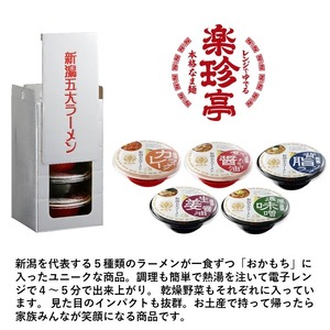 新潟五大ラーメン 岡持ちセット 5食入 スープ・乾燥野菜付 ご当地ラーメン 生ラーメン