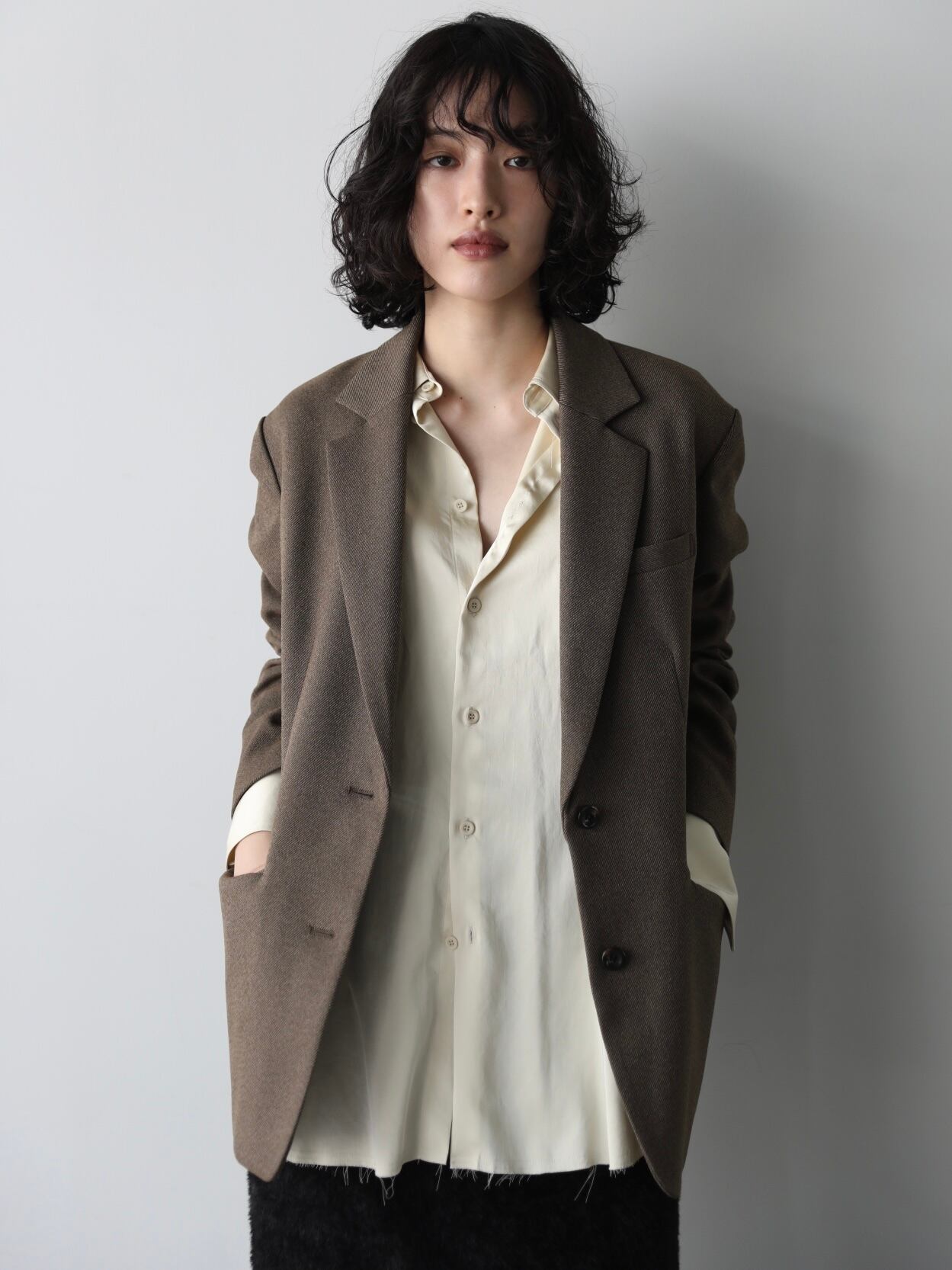 oversized tailored jacket -made in Japan- | aéré