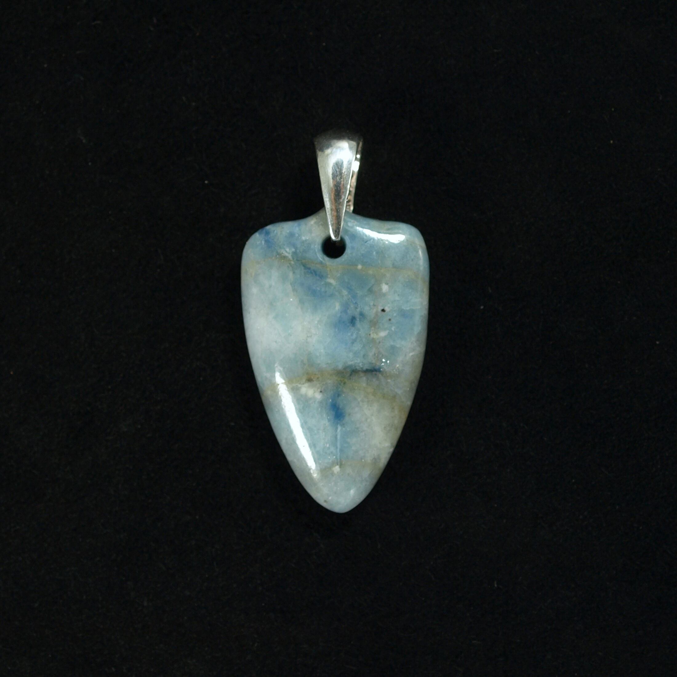 糸魚川 コン沢 青 翡翠 ペンダント トップ