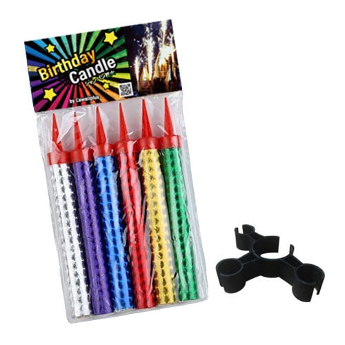 シャンパン花火１袋６本＋クリップ１個（MIX or GOLD）