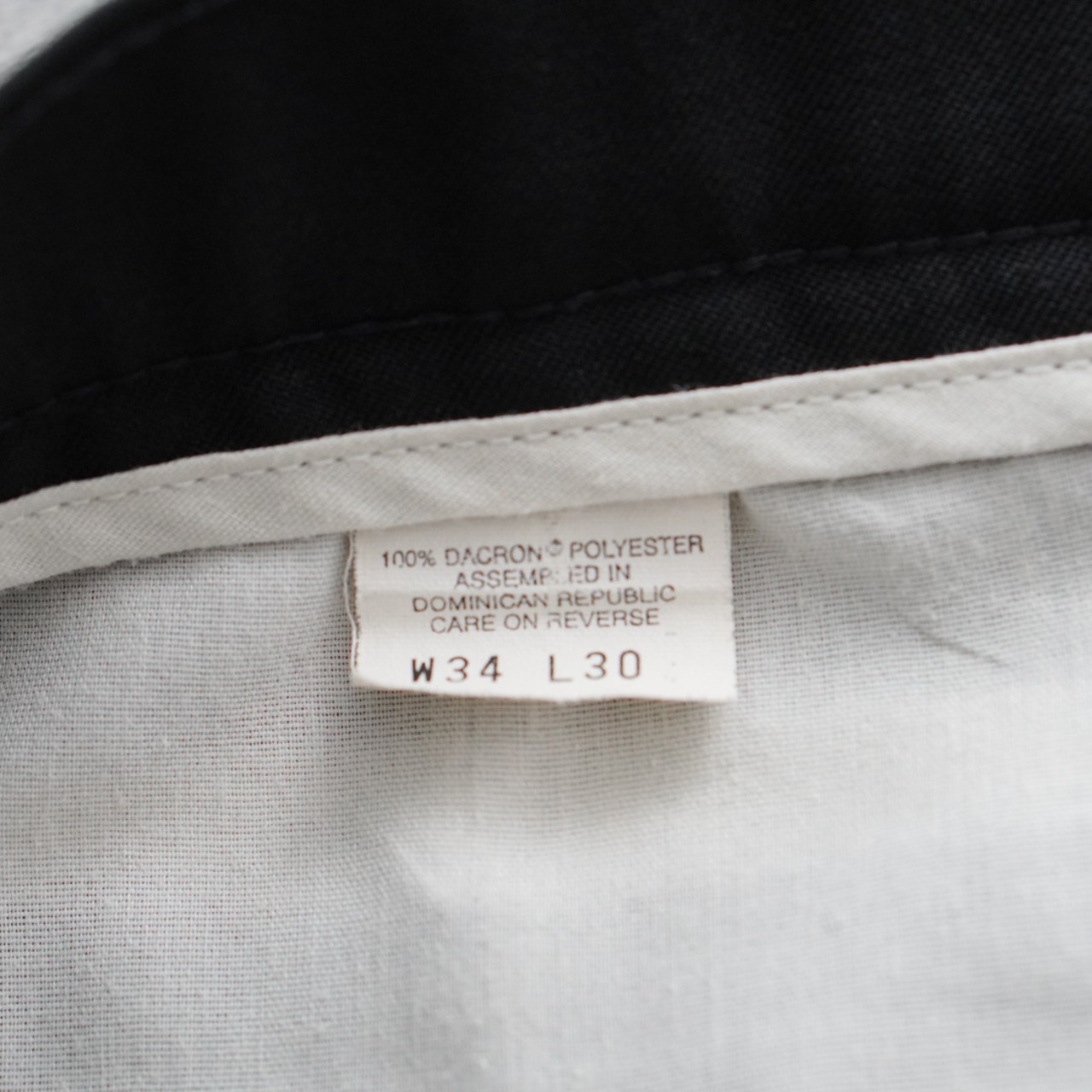 90s Levi's ACTION SLACKS BLACK [W34L29相当] 古着 - 11