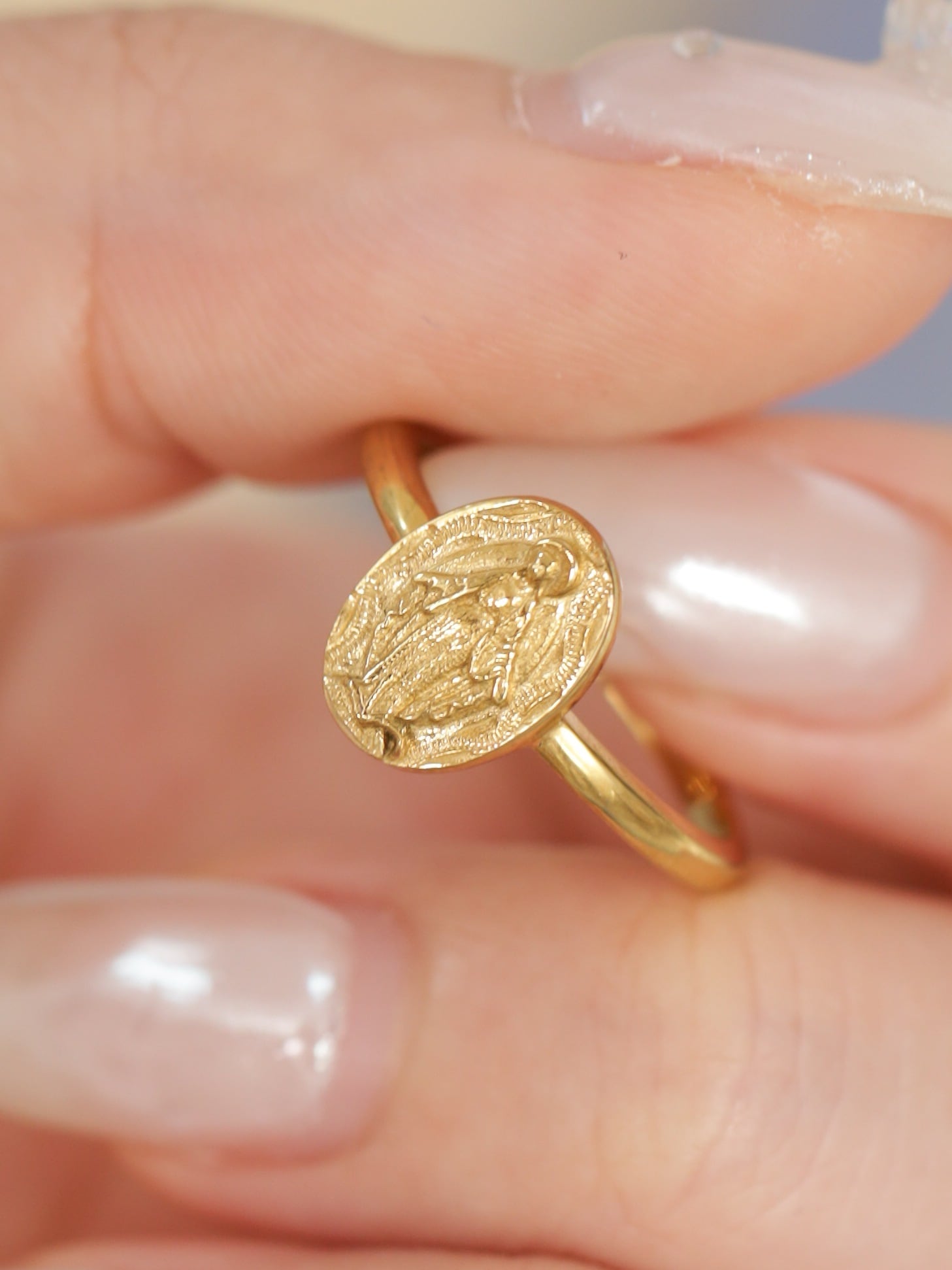 316L hawaiian medai ring #r12