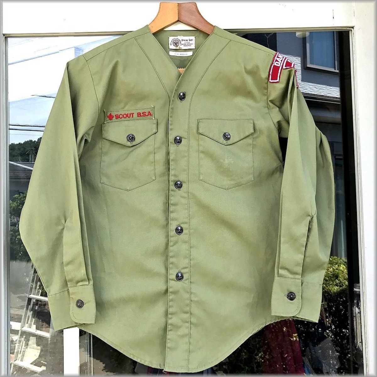 ☆70s BSA ボーイスカウト ビンテージ ポリ混 長袖シャツ☆検索 ワーク 