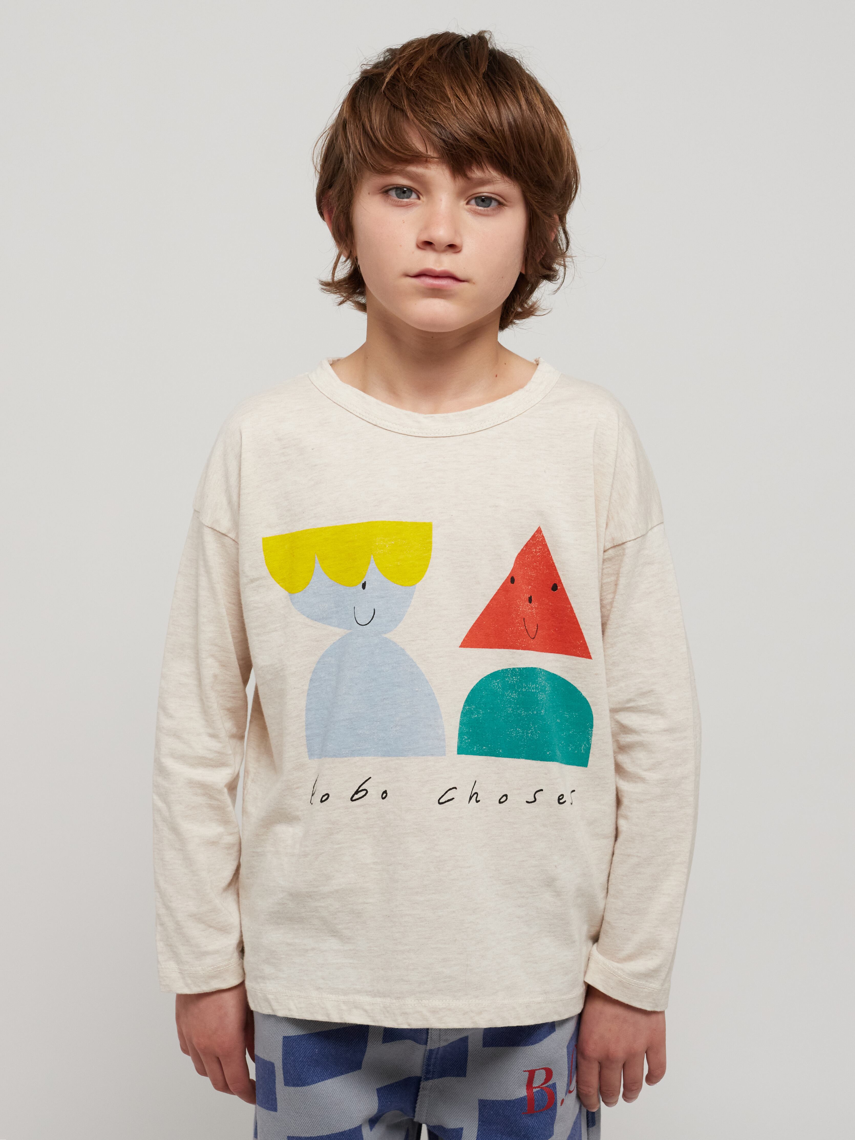 23AW】 bobochoses（ボボショセス）Funny Friends long sleeve T-Shirt