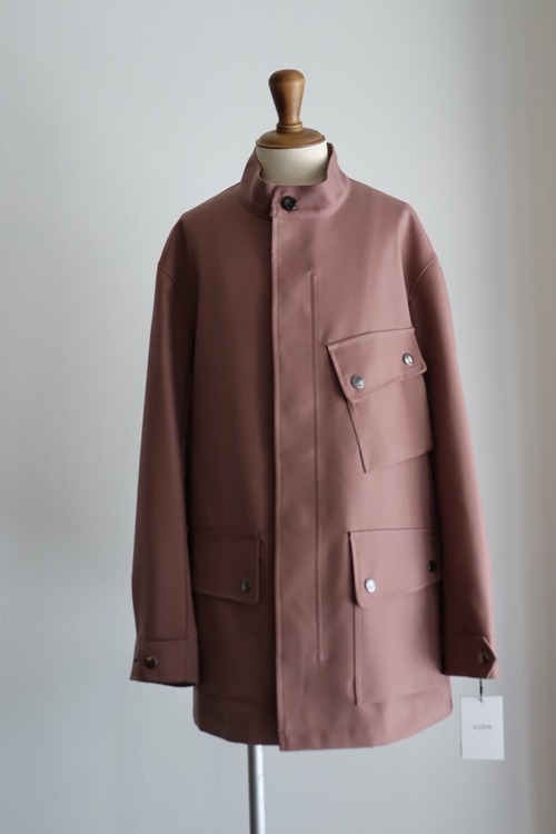 Ujoh " Stand Collar Fly JKT (Rosy Brown)"