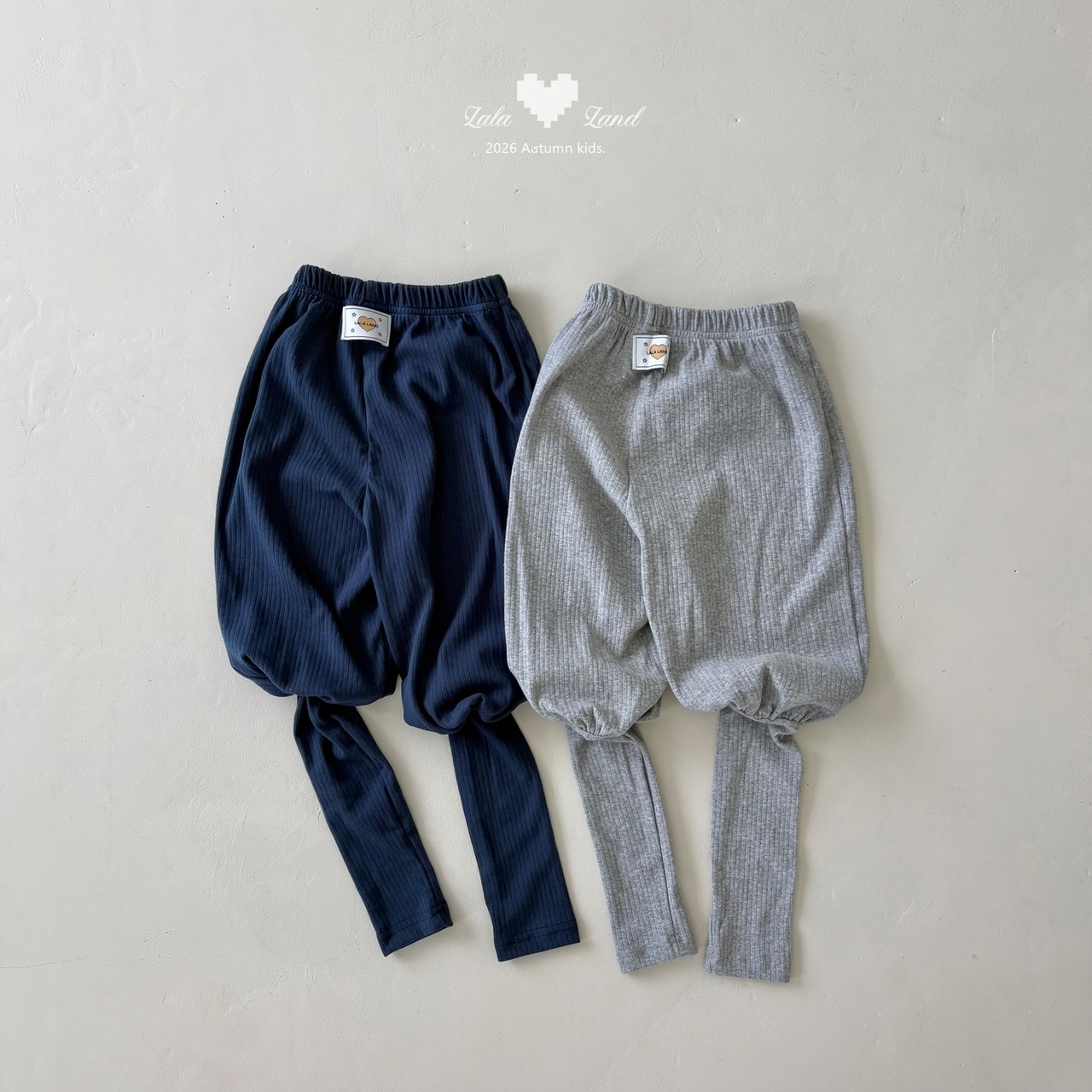 韓国子供服 / LALALAND / 26Autumn / ウォーマー パンツ / 秋服 / キッズ *XS~XL*