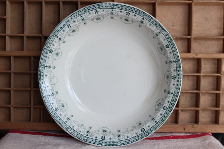 イギリス ヴィンテージ 花リム コンポティエ | VINTIQUES