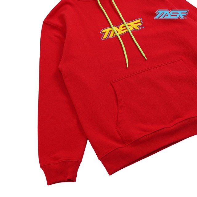 50%OFF!!　TASF / Logo Hoodie / Red
