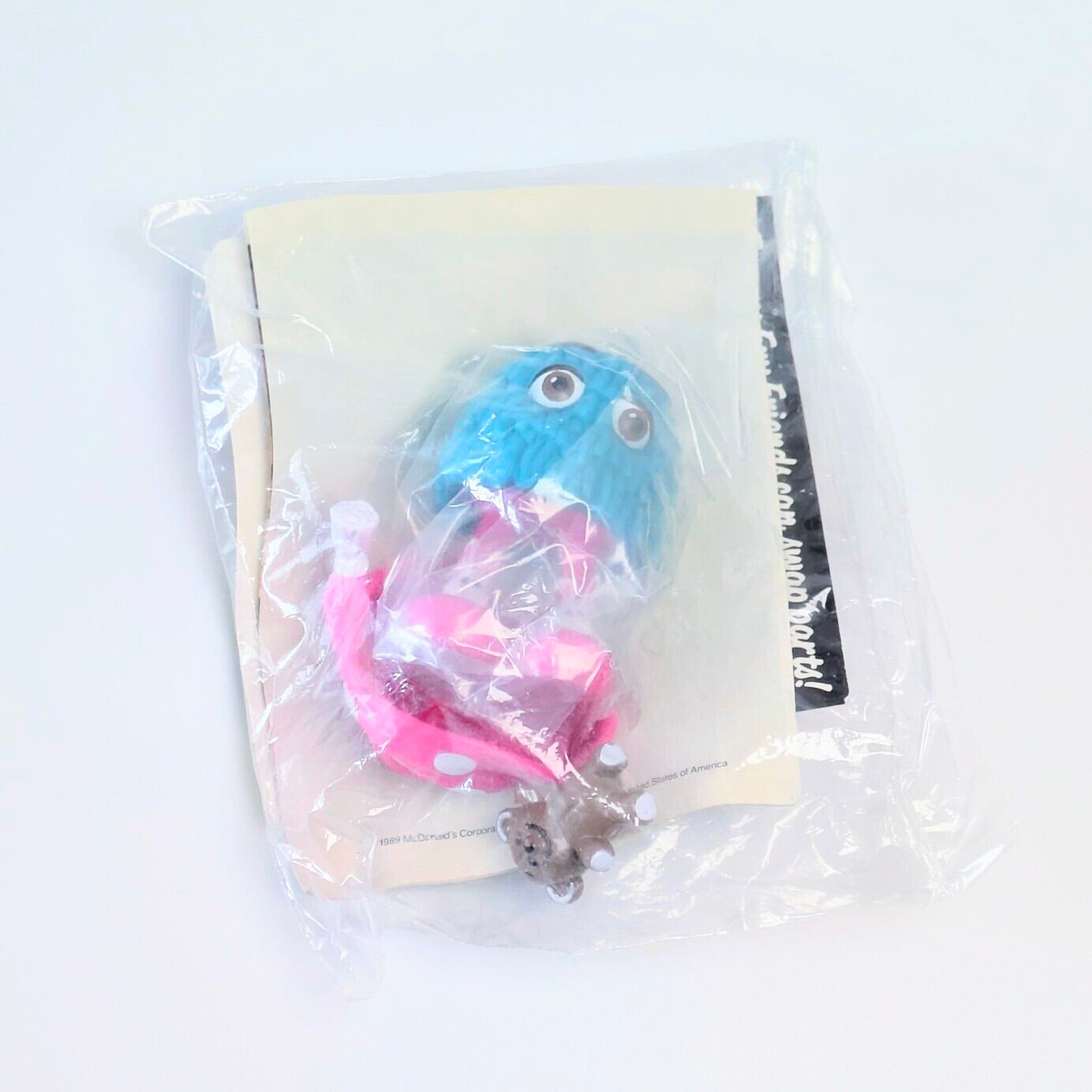 ☆DEADSTOCK / VINTAGE 1989☆【 McDonald's / マクドナルド 】1989 McDonald's Happy Meal Toy "Funny Fry Friends" 『ZZZ's (おやすみ)』Happy Meal Toy / ミールトイ / フライキッズ / フライガイ / フライガール 〚アメリカン雑貨 アメトイ〛