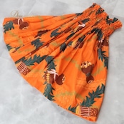 フラダンス 衣装 パウスカート オレンジ系 パフ柄 イプヘケ柄 ハワイアンプリント アロハ フラ ダンス レッスン 練習 グリーン系 ブラウン系 橙 緑 黄緑 茶 華やか 鮮やか かわいい 大人っぽい おしゃれ シングル スカート フラダンス 衣装 おしゃれ 衣装 フラ ダンス パウ スカート ハワイアン オレンジ スカート 可愛い 鮮やか 大人用 練習用 色鮮やか エスニック 華やかな